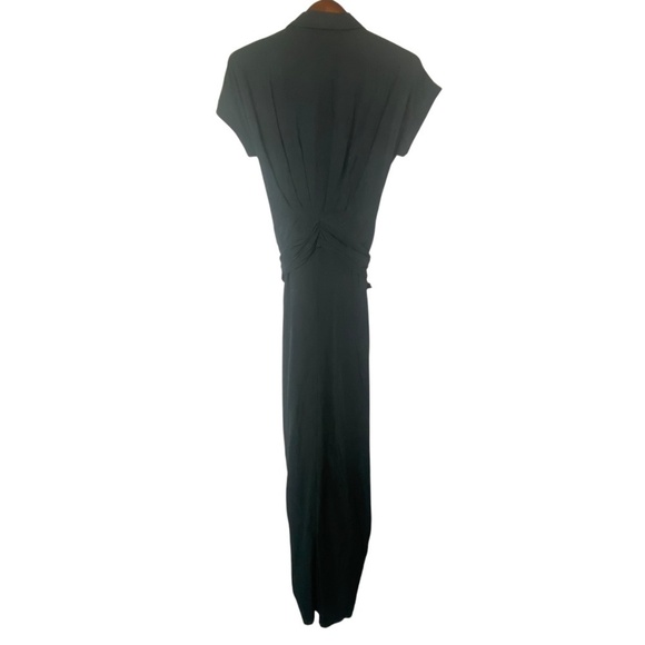 L*SPACE Prism Tie Waist Short Sleeves Midi Dress in Black Size XS - NWT - Picture 5 of 10